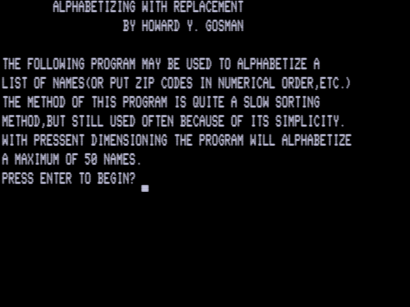 Screen shot
